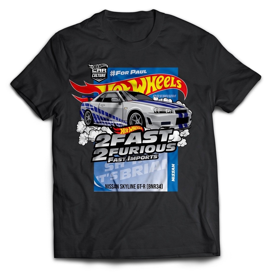 Nissan Skyline Gtr Bnr34 Baju Tshirt ไมโครไฟเบอร์