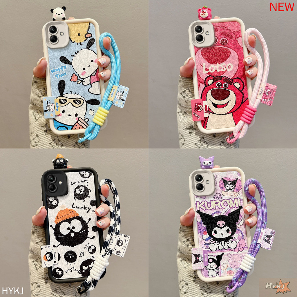 เคส Samsung A07 อะนิเมะการ์ตูน TPU ซิลิโคนอ่อนนุ่ม 3D ของเล่นตุ๊กตาน่ารักเคสโทรศัพท์ BL
