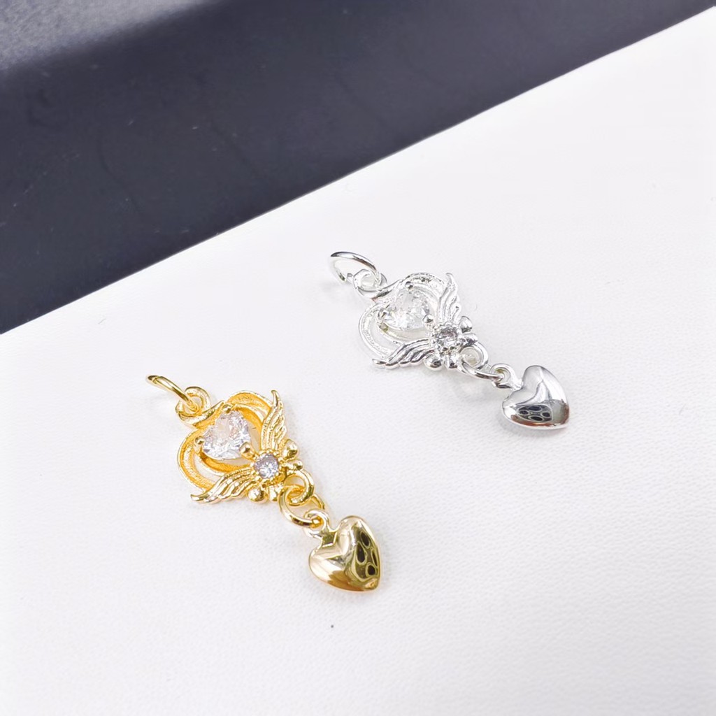 จี้ สี Retention Angel Wings Love diy