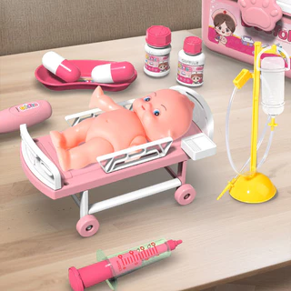 COD ชุดของเล่นหมอพยาบาล ของเล่นเด็กแพทย์ ของเล่นเด็ก Doctor Set Toys แกล้งทำเป็นของเล่นหมอ