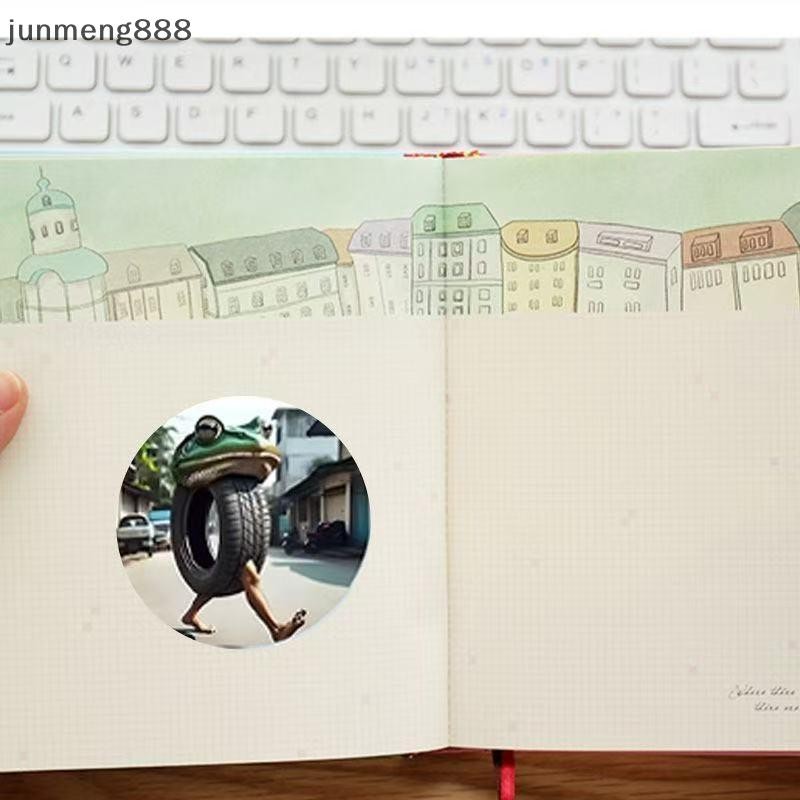 Junmeng888 500 ชิ้น/ม้วนอิตาลี Brainrot Meme สติกเกอร์ Tuung Sahur AI Abstrac สติกเกอร์ DIY แล็ปท็อป