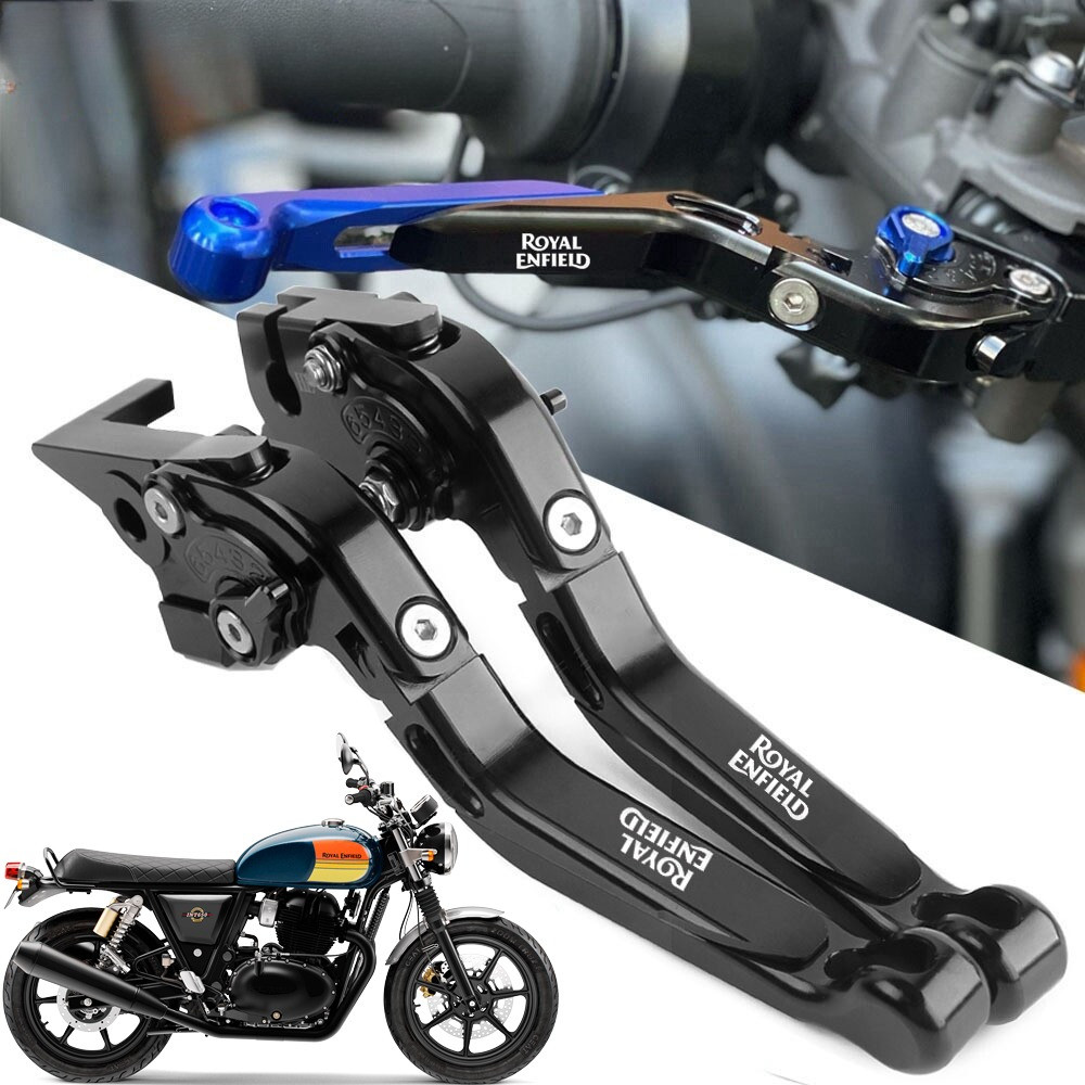 สําหรับ Royal Enfield Interceptor 650 GT 650 Continental GT 650 รถจักรยานยนต์ปรับขยายได้พับคลัทช์เบรค CNC Handle เบรค Lever Royal Enfield 535 GT535