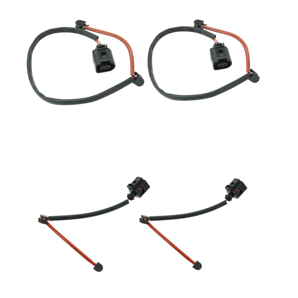 ชุด 4 ใหม่แผ่นดิสก์เบรคสวมใส่เซ็นเซอร์ด้านหน้าและด้านหลังชุดสําหรับ Audi Q7 Porsche Cayenne VW Touar