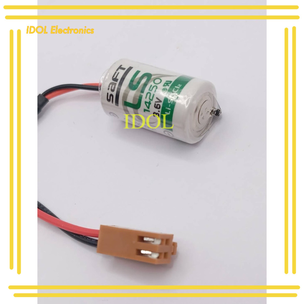 แท้new LS14250 เเจ็คน้ำตาล แบตเตอรี่ LS14250 เเจ็คน้ำตาล พร้อมส่งจากไทย ส่งใวในวัน