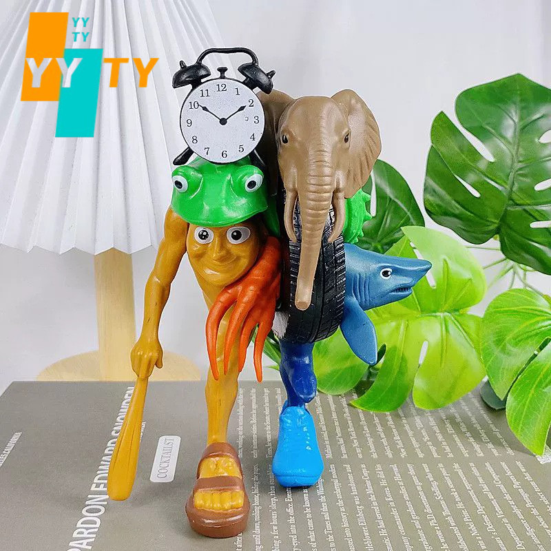 YYTY Brainrot Tossarts Play Action Toys,Sol Action Figures,Creative Action Figures