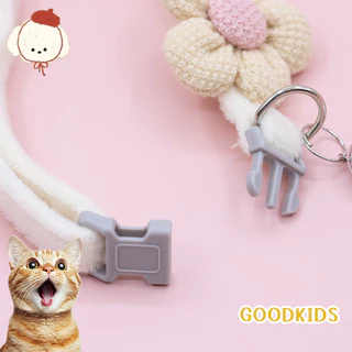 STOCK 🌸 ปลอกคอสุนัขและแมว ลายการ์ตูนน่ารัก พร้อมดอกไม้และระฆัง 🐶🐱