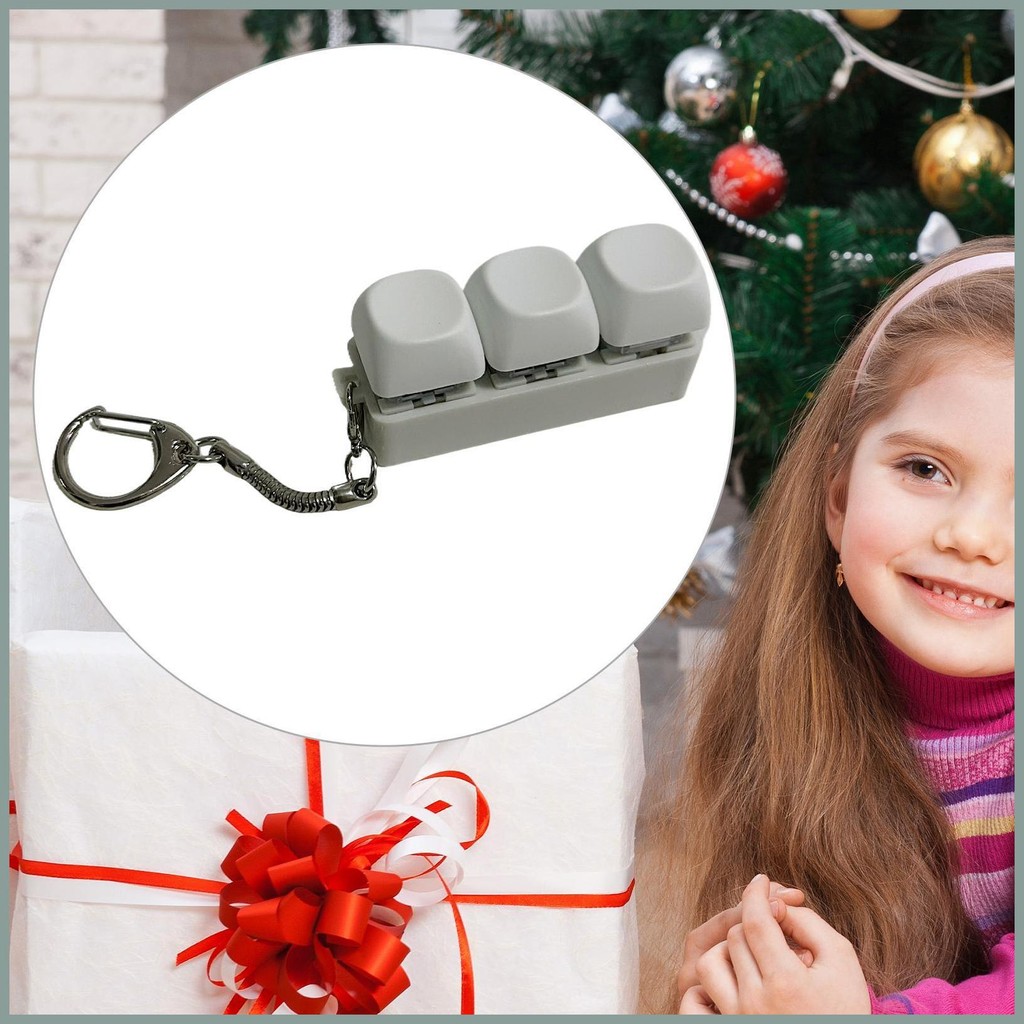 คีย์บอร์ด Clicker Fidget Mechanical Clicker Fidget จี้แปลกใหม่สําหรับโต๊ะคริสต์มาสปาร์ตี้โรงเรียน Co