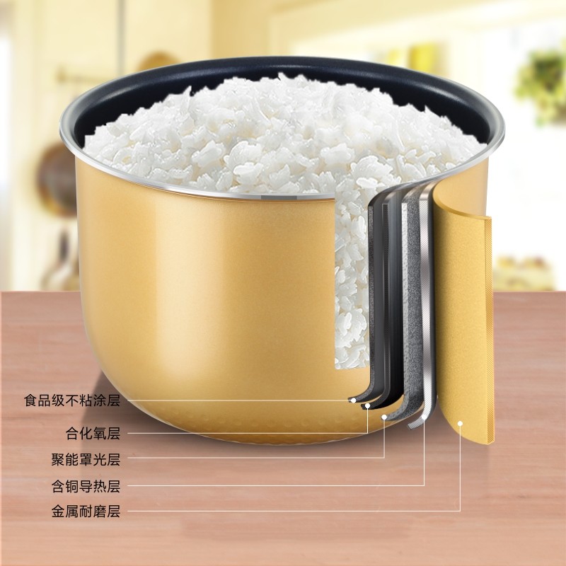 M Midea หม้อหุงข้าว 3L4L5L Universal WFS5017TM/YJ508J สมาร์ท FD50H Non-Stick FS50J