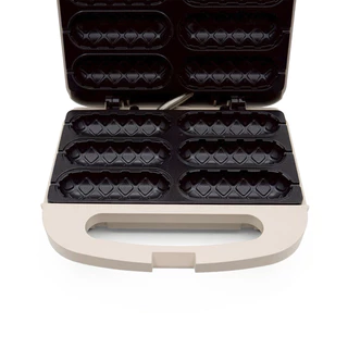 FRY KING (PCM) CASIKO เครื่องทำวาฟเฟิลไส้กรอก ทำวาฟเฟิลฮอทด็อก 6 ชิ้น รุ่นใหม่ สีลาเต้ FR-C6 รุ่น CK-5018