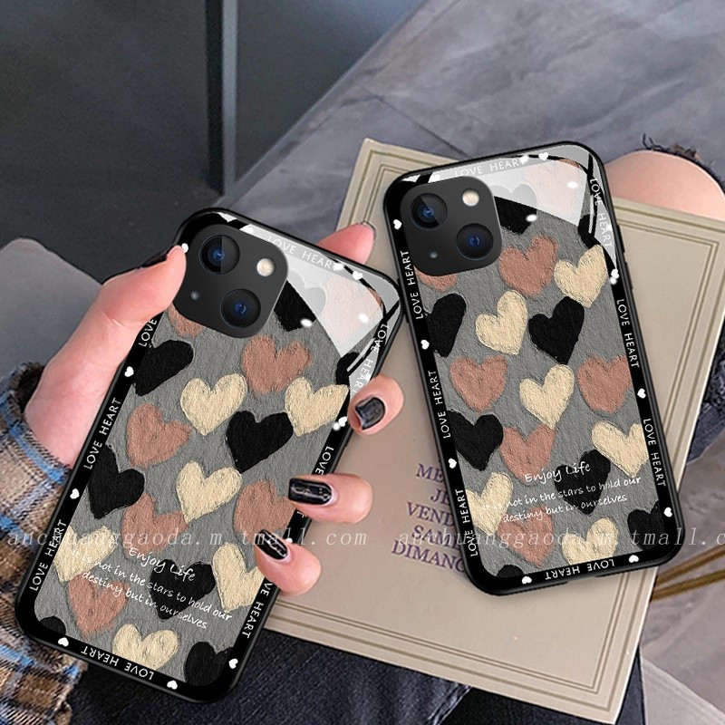 SAMSUNG HP ยิ้มรักแสดงออกสําหรับSamsung S10 S20 S21 S22ULTRA S23 S24PLUS S30 S7 S8 S9 J3 J6 J7 M10 M