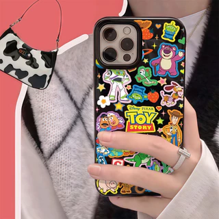 เคสโทรศัพท์มือถือเยลลี่ มีสีสัน สวย การ์ตูน โชคดี รักรูปร่างหัวใจ For IPhone16 15 14 13 11 6 7 8plus Pro Promax GDTPU500