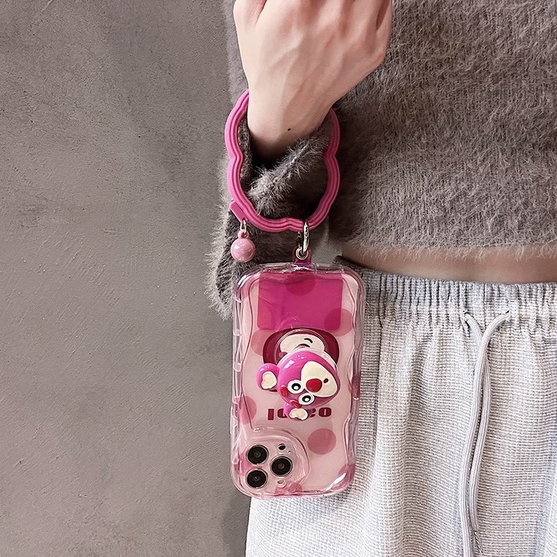 หมีน่ารักเหมาะสําหรับ Apple 17/14 เคสโทรศัพท์ IPONE13PROMAX เคสโทรศัพท์น่ารักรวมทุกอย่าง XR นุ่ม XS9