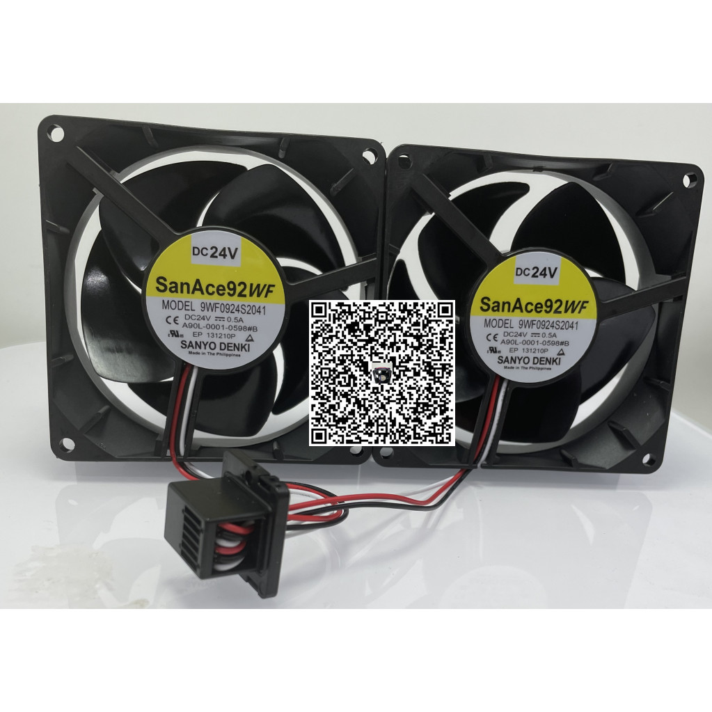 A90L-0001-0598#B/A 9WF0924S203/S203/S2041 24V พัดลม Fenaco 0.5A