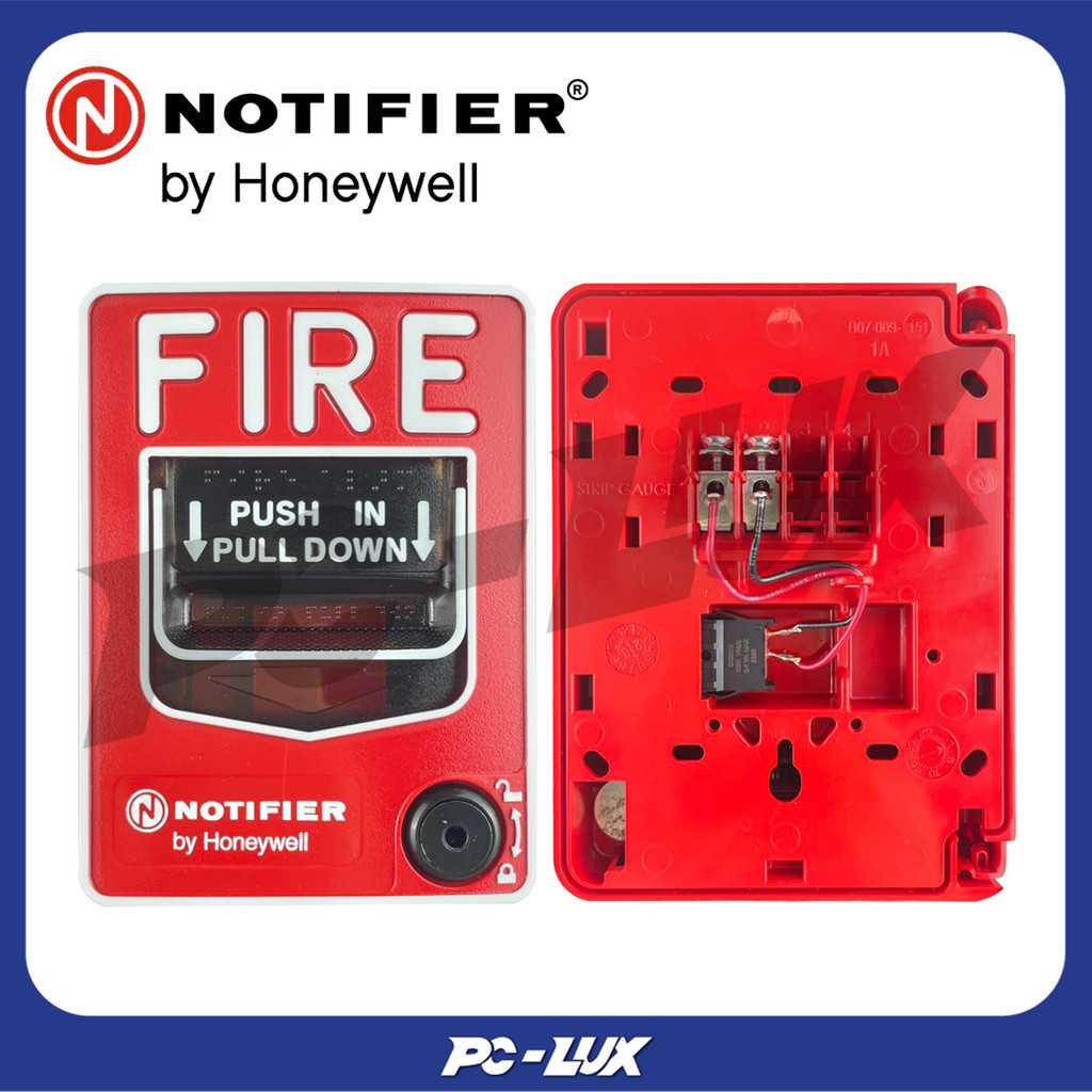 NOTIFIER  สวิตช์กดเตือนภัยเหตุเพลิงไหม้ด้วยมือ รุ่น NBG-12