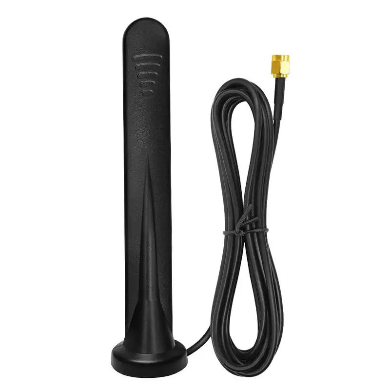 GSM/3G/4G/5G Full Band เสาอากาศกันน้ํากลางแจ้งสูง Gain 12dBi SMA ชาย TS9 CRC9 อินเทอร์เฟซ 3m สําหรับ
