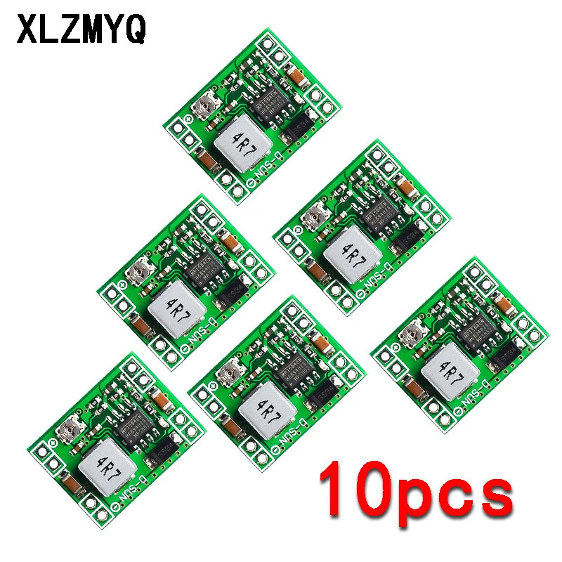 10PCS MP1584 DC-DC ขั้นตอนลงโมดูลแหล่งจ่ายไฟ MP1584EN 3A ปรับ Buck Converter สําหรับ Arduino เปลี่ยน