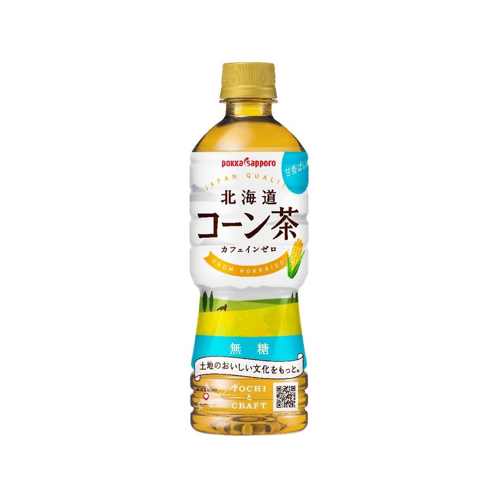 TOCHI and CRAFT Pokka Sapporo Hokkaido Corn Tea 525ml x 24 bottles