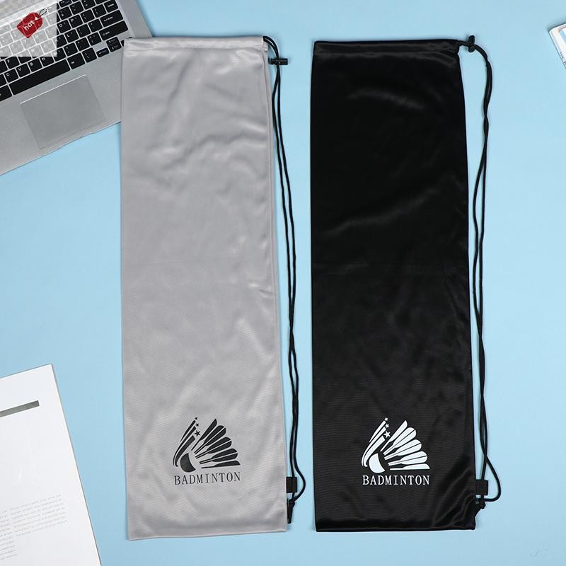 ALIK กระเป๋าเก็บไม้แบดมินตон กํามะหยี่.Drawstring ออกแบบมาสำหรับพกพา ป้องกันอุปกรณ์อย่างดี