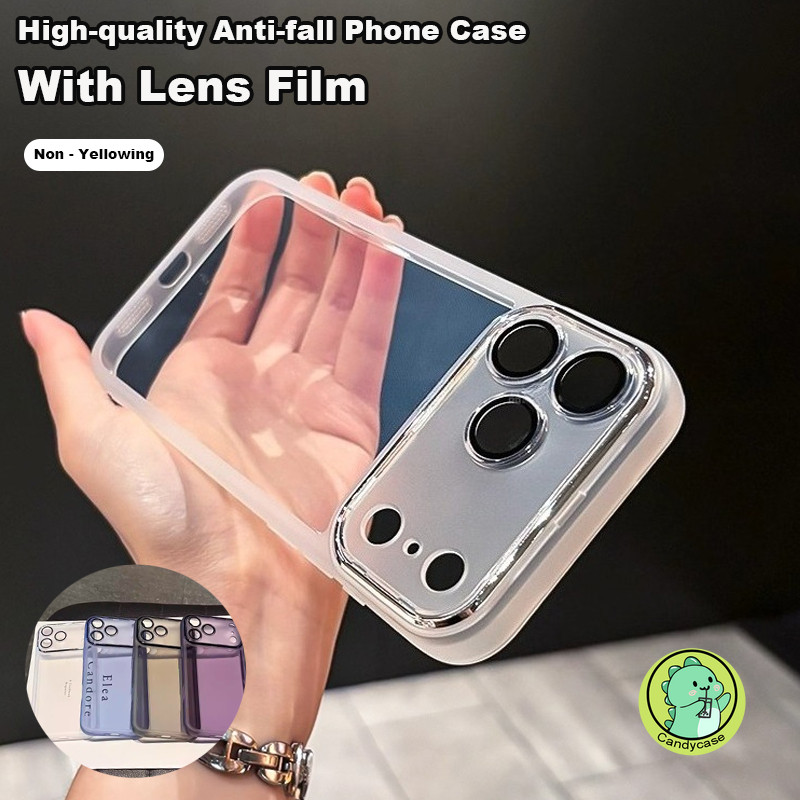 เคสโทรศัพท์พร้อมเลนส์สําหรับ IQOO Z10 Z10X Z9 Turbo Pro Plus Pro + Z9X Z9S Z8 Z8X Z7 Z7X Z7i Z6 Pro 