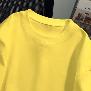 TeeTwoOneเสื้อยืดสีส้มลาย เกาหลีสไตล์“GOLDEN GIRL”ผ้าCOTTON100% เสื้อยืดผู้หญิงผ้าฝ้ายใส่สบายOVERSIZEเสื้อยืดคอกลม【COD】