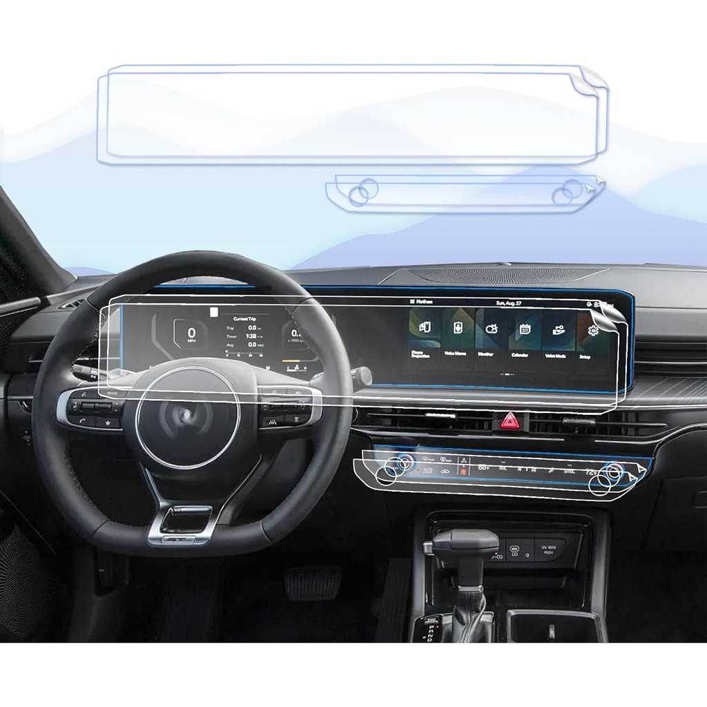 4 แพ็คสําหรับ 2025 Kia K5 Matte Screen Protector สําหรับ 2025 Kia K5 อุปกรณ์เสริมสําหรับ 2025 Kia K5