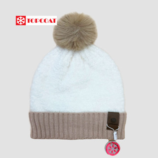 TOPCOAT หมวกกันหนาวทูโทน บุขนหนานุ่ม ยืดหยุ่น ใส่สบาย (1 ชิ้…