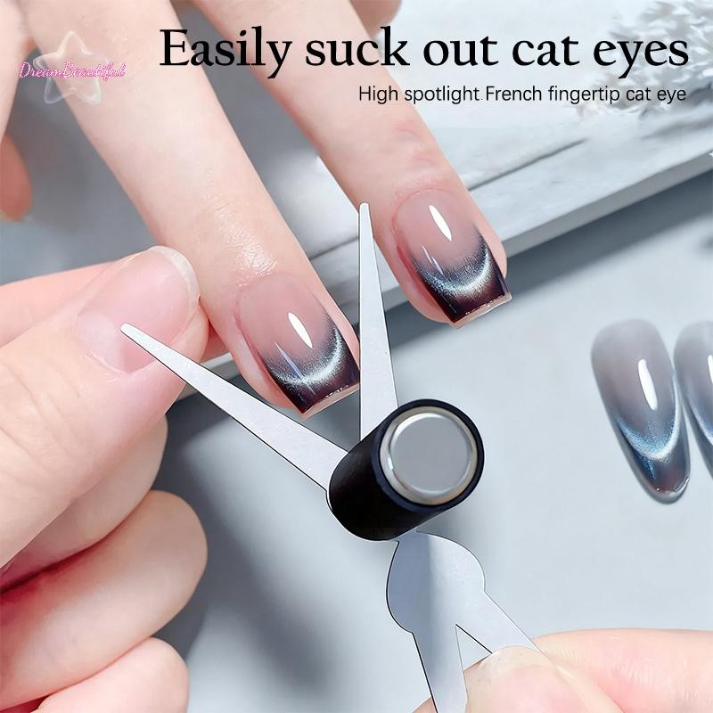 <DBFl-t> ใหม่ภาษาฝรั่งเศสคํา Dual Ended French Eye Magnet เครื่องมือ Y-Shaped แผ่นแม่เหล็กเสริมเครื่องมือเจลโปแลนด์แม่เหล็ก Rod เครื่องมือ DIY ใหม่