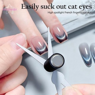 <DBFl-t> ใหม่ภาษาฝรั่งเศสคํา Dual Ended French Eye Magnet เครื่องมือ Y-Shaped แผ่นแม่เหล็กเสริมเครื่องมือเจลโปแลนด์แม่เหล็ก Rod เครื่องมือ DIY ใหม่