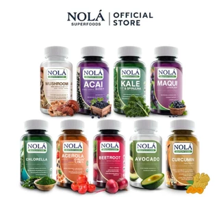 [2 ชิ้นราคาพิเศษ] NOLÁ Superfoods Supplements 60 V capsule รวมผลิตภัณฑ์เสริมอาหาร แบรนด์ โนล่า ซุปเปอร์ฟู้ดส์