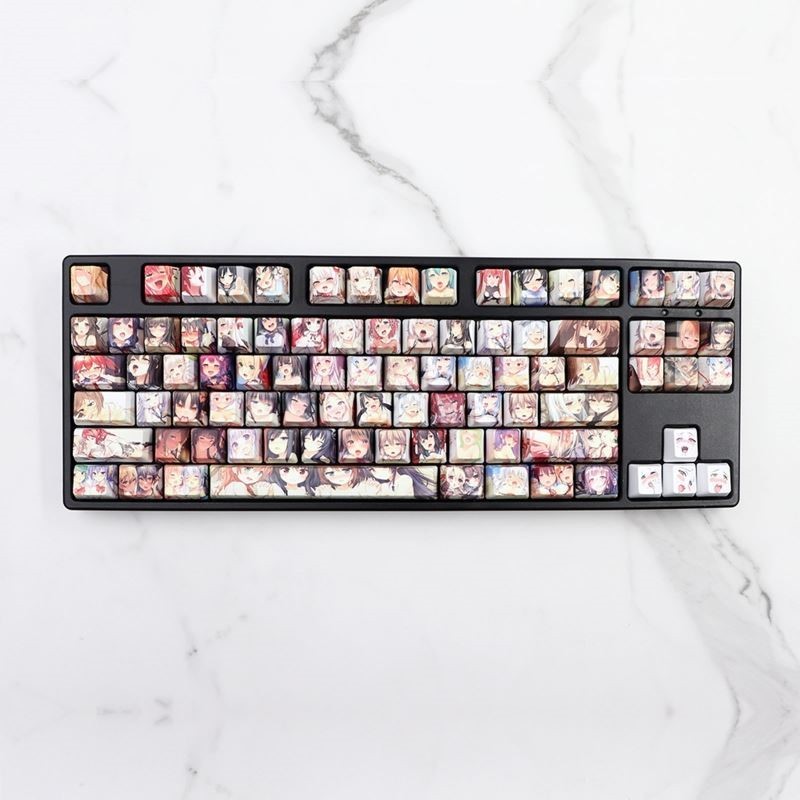 108 Key Japan Anime Keycaps PBT ระเหิดห้าด้าน OEM H