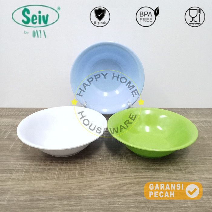 HIJAU SEIV 7IN GREEN MELAMINE DINNER BOWL / SOUP 2407S