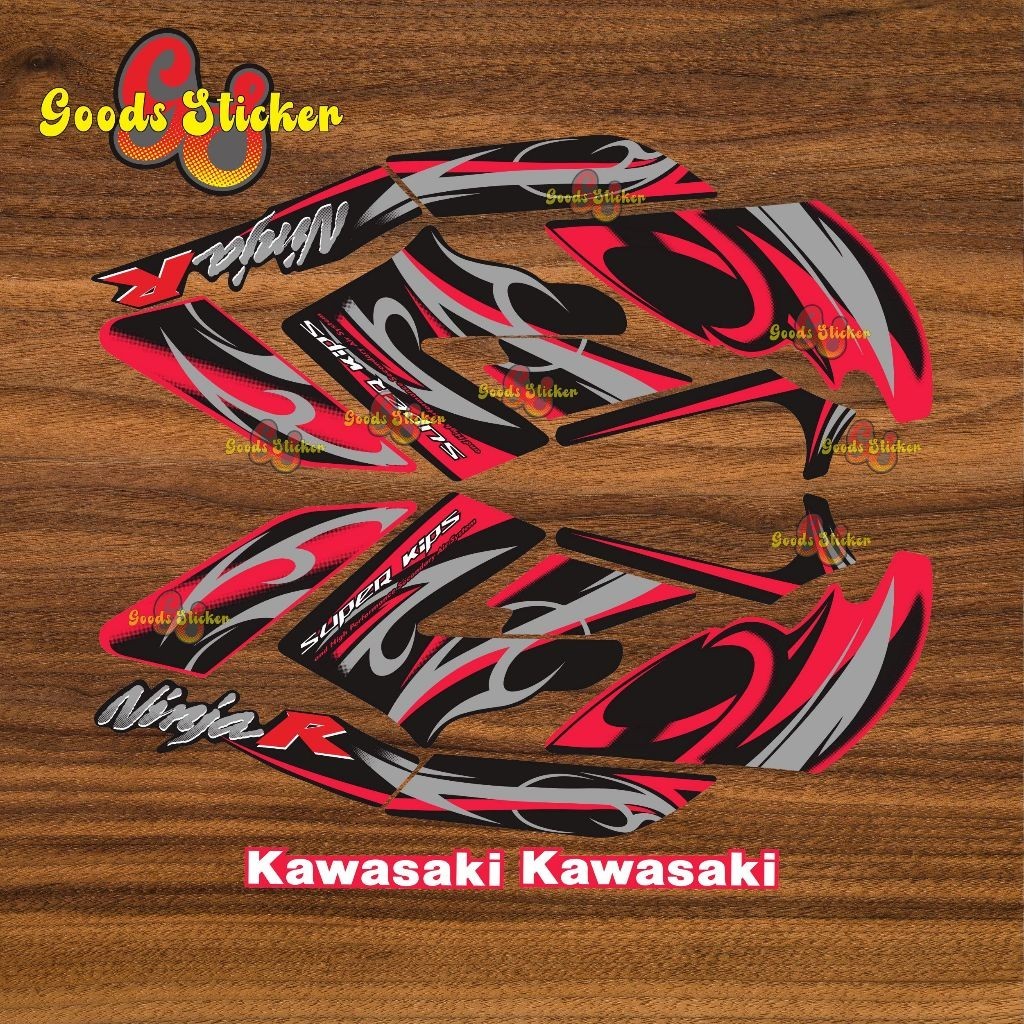 Kawasaki Ninja R 2012 Striping - Kawasaki Ninja R 2012