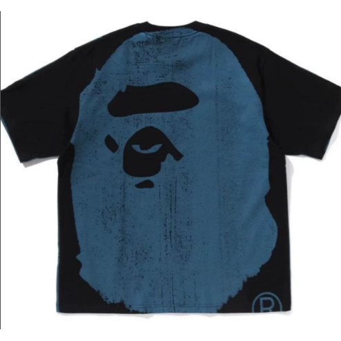 BAPE คลาสสิคแฟชั่นเสื้อยืดแขนสั้นลําลองคอกลมสไตล์ใหม่สําหรับผู้ชายและผู้หญิง 0819