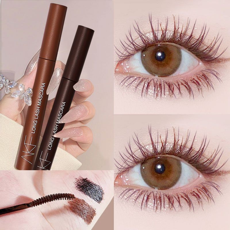 AKF睫毛膏纤长刷头卷翘浓密不易晕染定型睫毛打底膏黑色官方AKF mascara slender brush head curled thick notqcpsh067waj2th20251005