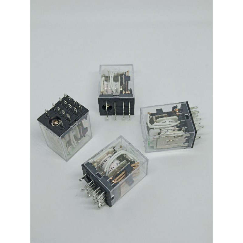 new Relay  MY4 12VDC,24VDC, 220VAC รีเลย์ ของใหม่พร้อมส่ง My4 n ส่งไวในวัน