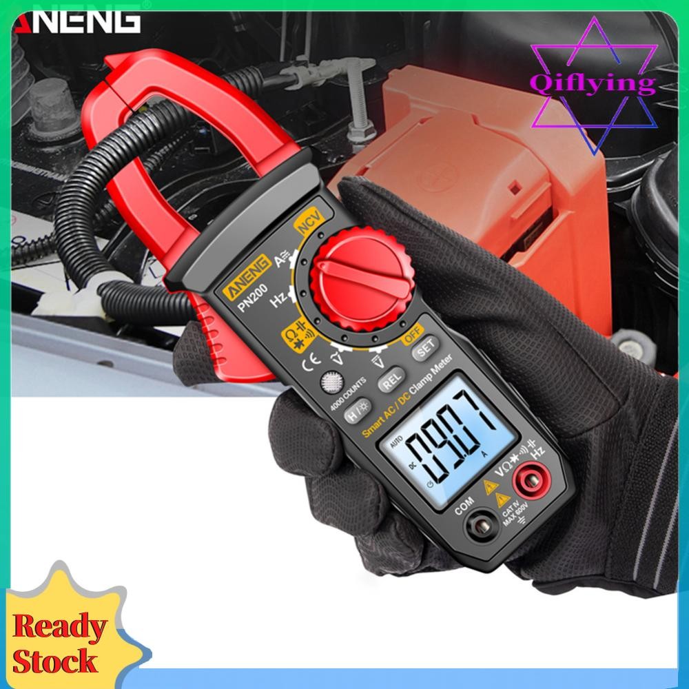 🚚จัดส่งในกรุงเทพฯ🚚แคลมป์มิเตอร์แบบดิจิตอล 4000 นับแอมป์มิเตอร์มัลติมิเตอร์ Hz Capacitance NCV Ohm Te