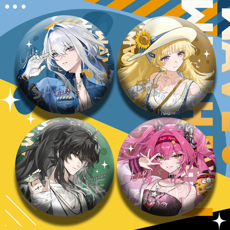 Wuthering Waves/Phoebe/Galbrena/Qiu Yuan/Lupa/Linkage Revenge Feibiga Bellina Lupa 75mm Badge/skdu