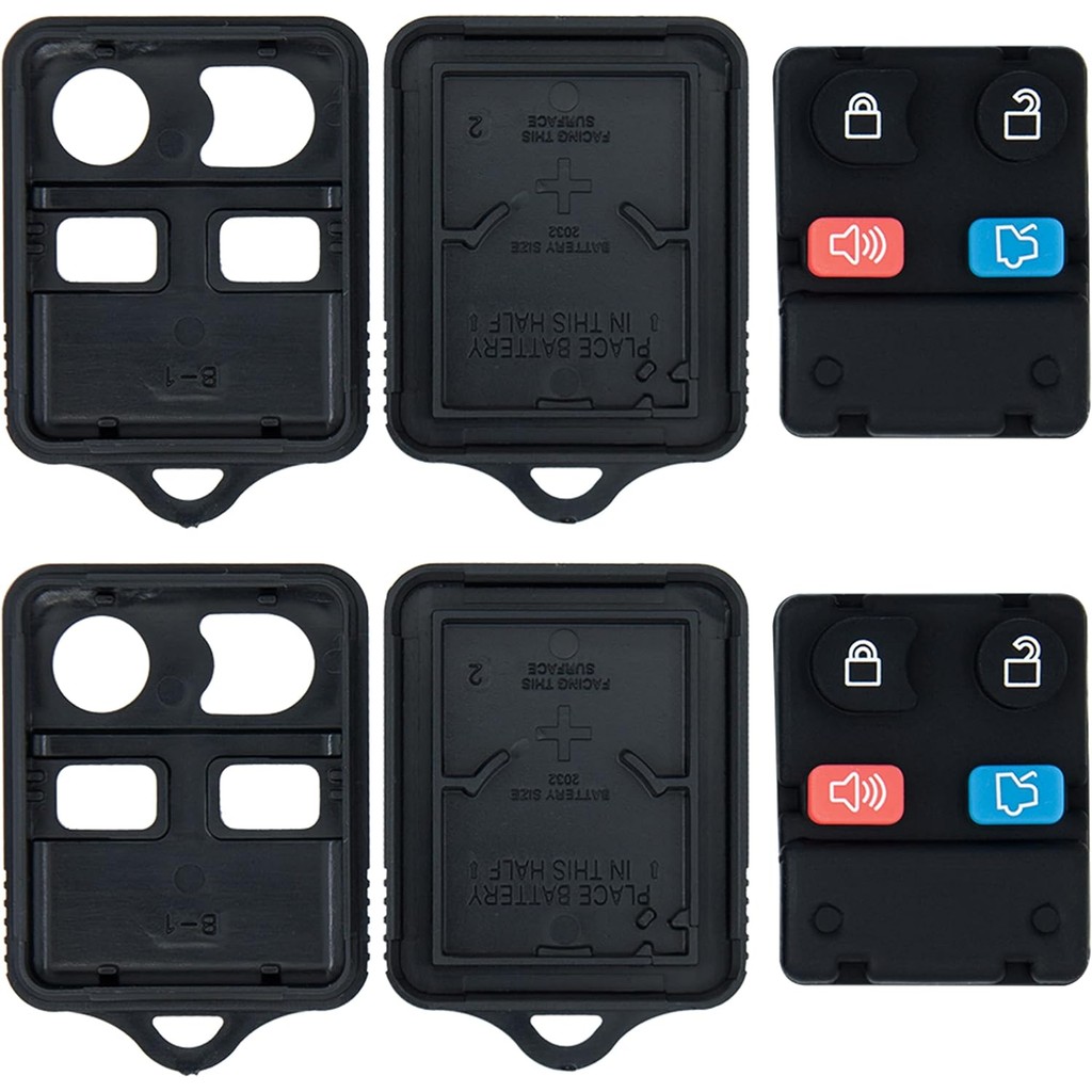 Keyless2Go สําหรับกรณีเชลล์ใหม่และ 4 ปุ่ม Pad สําหรับกุญแจรีโมท Fob พร้อม FCC ID ป้องกัน CWTWB1U345 