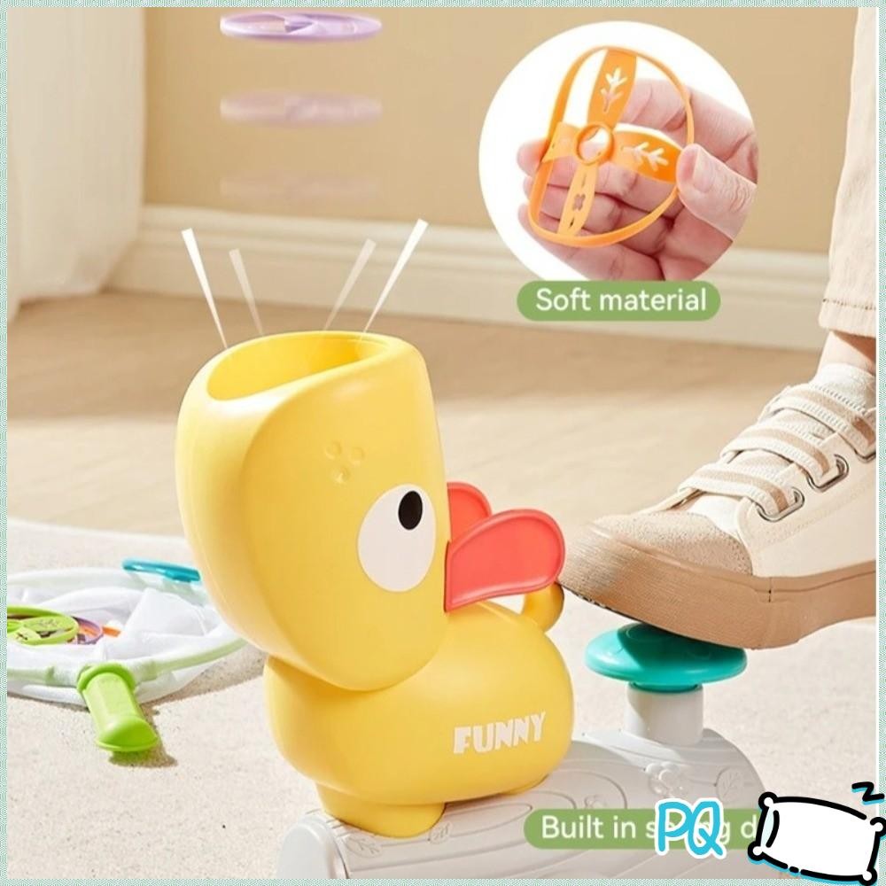 PQ Flying Air Disc Launcher, Flying Disc Air Disc Disc Disc Flying Game, ของเล่นกีฬาเท้า Launcher Fl