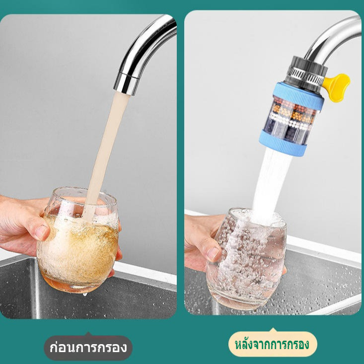 ใหม่สากลก๊อกน้ำสากลสามารถหมุนได้ 360 ป้องกันการกระแทกห้องครัวเครื่องกรองน้ำ ราคา ถูกที่สุด ดีลบีเคเค แกลเลอรีภาพที่ 6