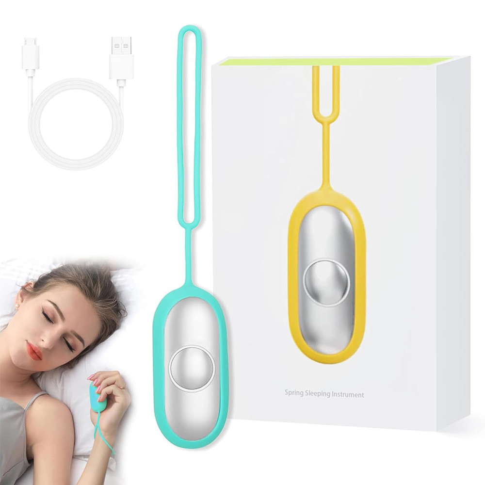 2025 New Anxiety Device Glowco Calm Carry, Sleep Aid for Kids & Adults, Micro-Current Sleeping Device for Insomnia