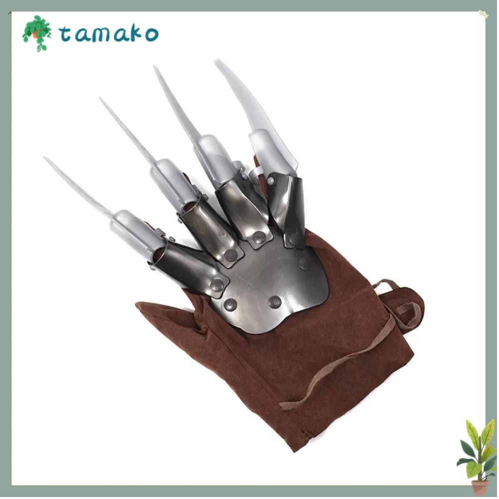 TAMAKO ตลก Freddy ถุงมือ, กรงเล็บคอสเพลย์ถุงมือ Wolverine Ghost Claw, ถุงมือนักฆ่า Freddy Krueger ถุ
