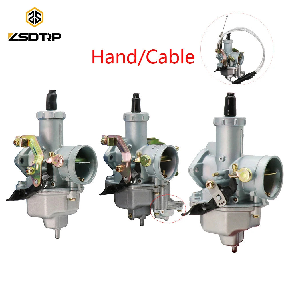 ZSDTRP PZ30 Carburettor + สายสําหรับ Keihin รถจักรยานยนต์ TTR250 PZ30 Carburettor 175CC/200CC/250CC 