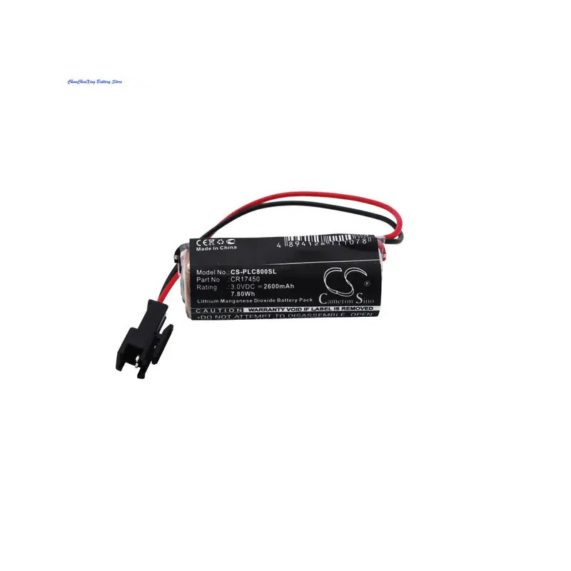 Cameron Sino 2600mAh แบตเตอรี่ CR17450, CR17450E-R, CR17450ER สําหรับ Sanyo CR8.L, CR8.LHC, Note: แบ
