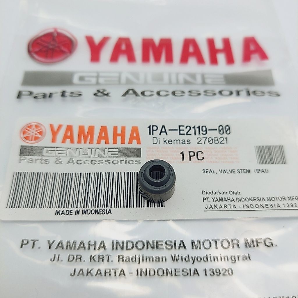 ก้านวาล์วซีล Vixion ใหม่ Nvl Nva R15 R25 Xabre Mx King 1PA-E2119-00 (1 ชิ้น)