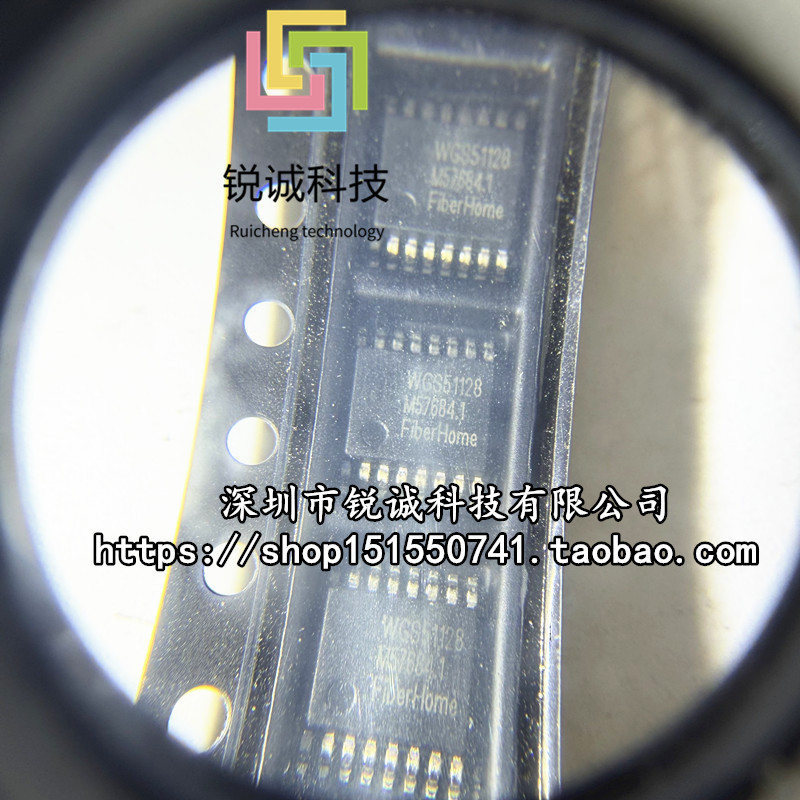 Original WGS51128 SSOP16 3.3V ถึง 5V 125Mbps ถึง 200Mbps ชิปเครื่องขยายเสียงจํากัด