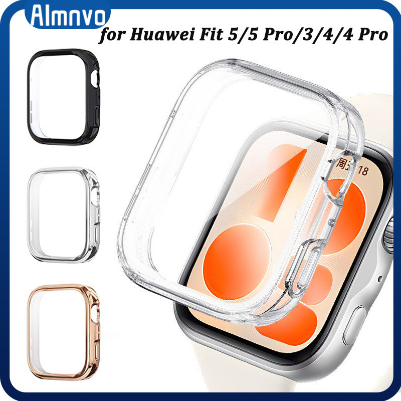 กรณี TPU อ่อนสำหรับ for Huawei Watch Fit 5 5 Pro 4 Pro 3 อุปกรณ์ปกป้องหน้าจอสำหรับ for Smartwatch Huawei Fit 3