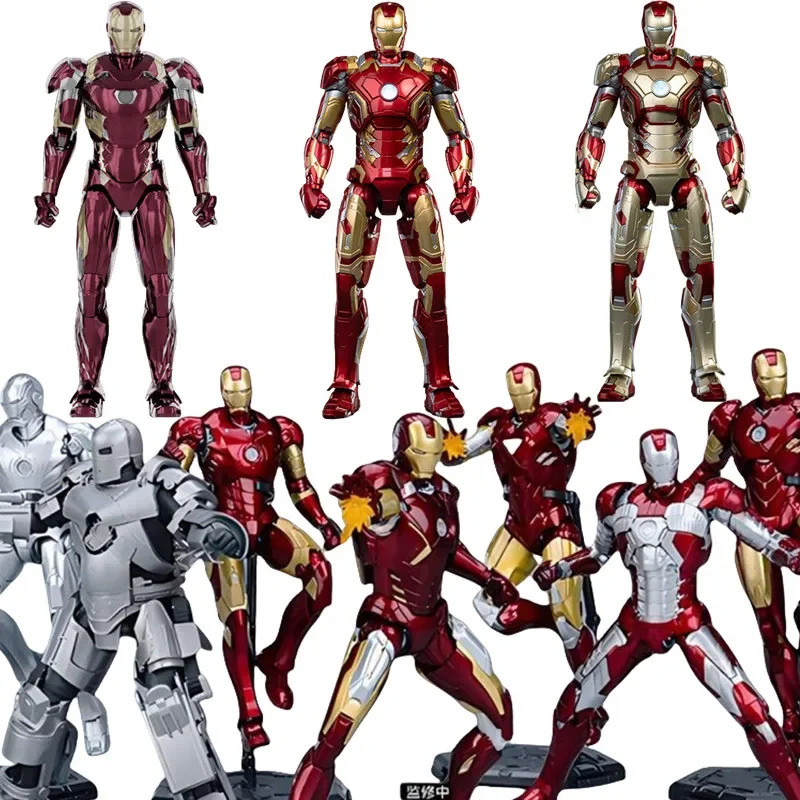Fondjoy Iron Man Tony Stark MK1 MK2 MK3 MK4 MK5 MK6 MK7 MK42 MK43 MK45 MK46 Action Figure ของขวัญวัน