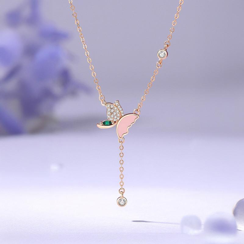 Mystique Blossom Necklace สร้อยคอเงินแท้ S925 [MERCELO]