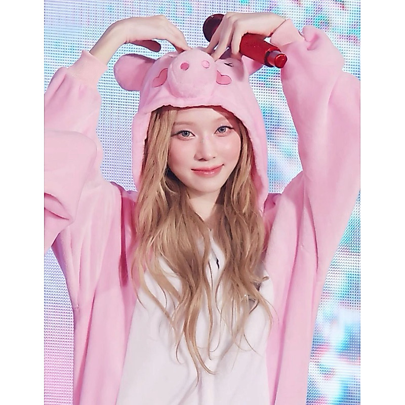 [มีCOD] ชุดนอนมาสคอต หมู ชมพู (pink pig) 🐽